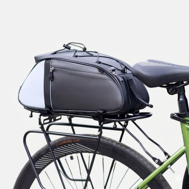 Sacoche rigide vélo porte bagage arrière | 10L