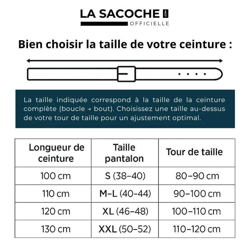 Ceinture Homme Cuir Véritable