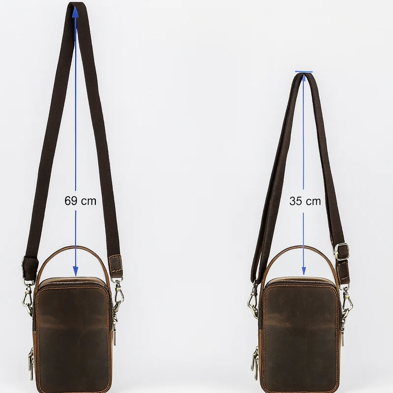 Petite Sacoche Bandoulière Cuir Homme