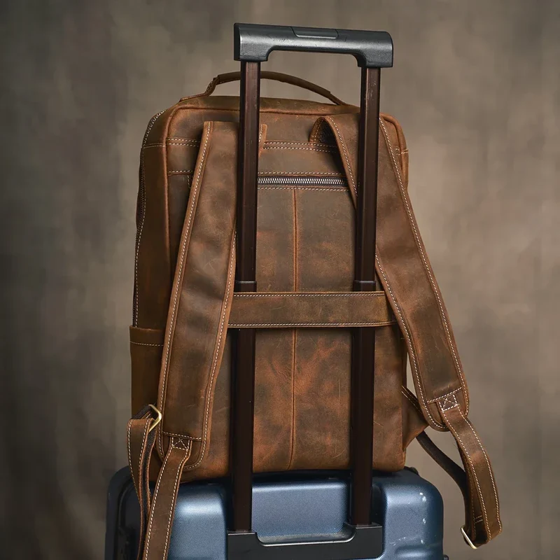 Sac à Dos en Cuir Homme Vintage