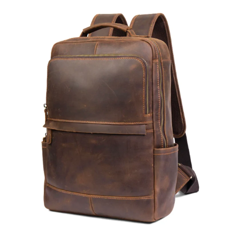 Sac à Dos en Cuir Homme Vintage