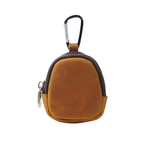 Porte-Monnaie Porte-Clés Multifonctions en Cuir