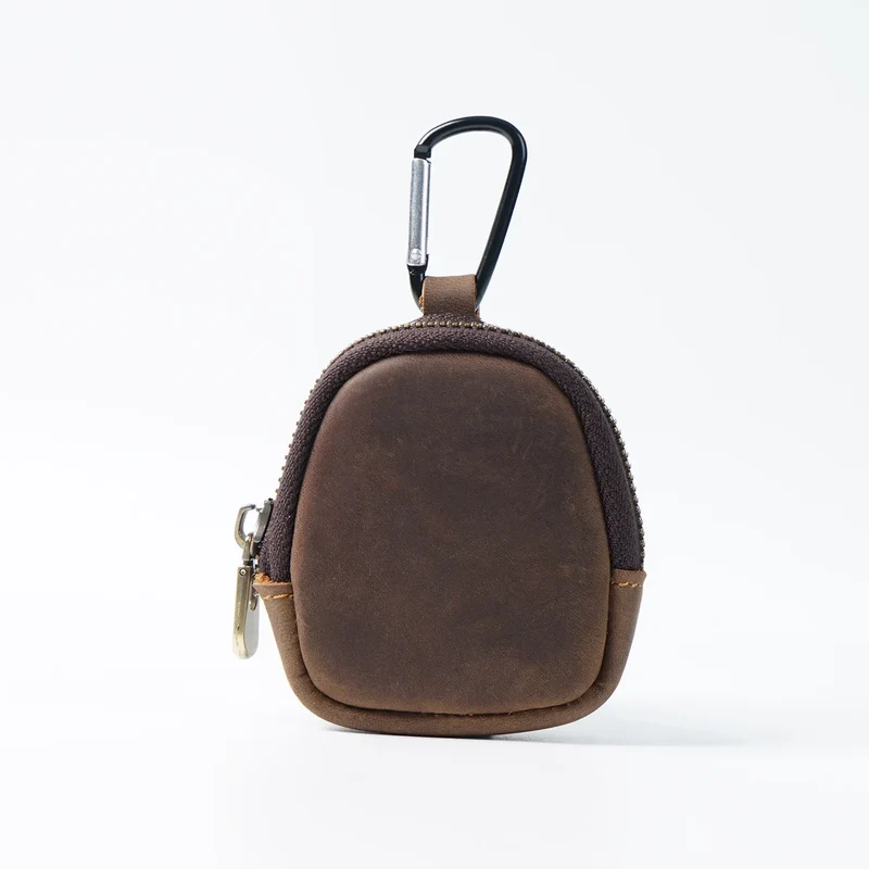 Porte-Monnaie Porte-Clés Multifonctions en Cuir