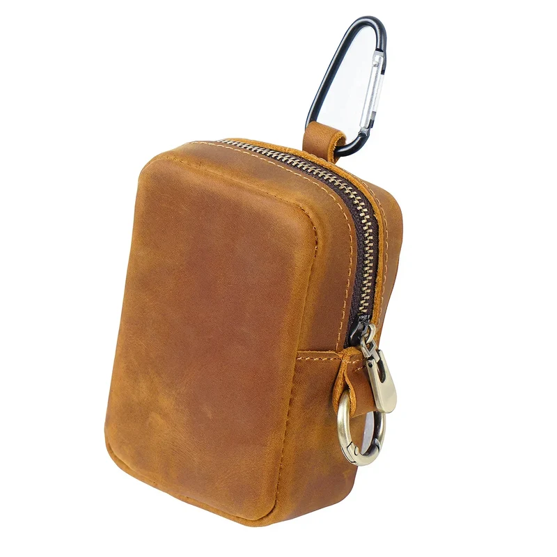 Porte-Monnaie Ceinture Homme en Cuir Véritable