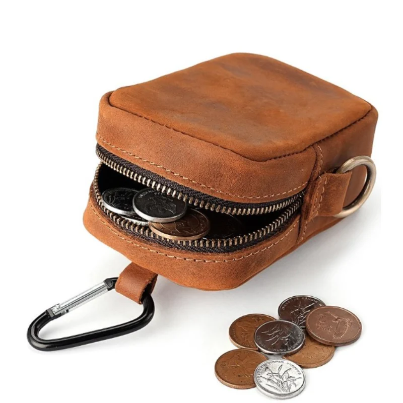 Porte-Monnaie Ceinture Homme en Cuir Véritable
