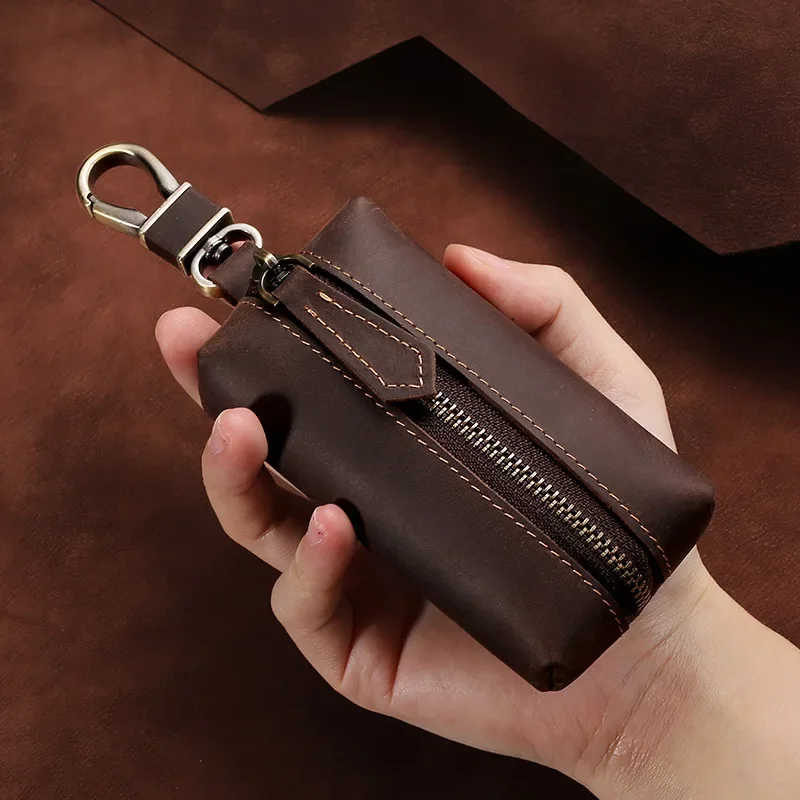 Porte-Clé de Voiture en Cuir