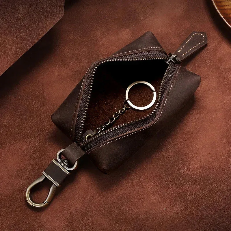 Porte-Clé de Voiture en Cuir