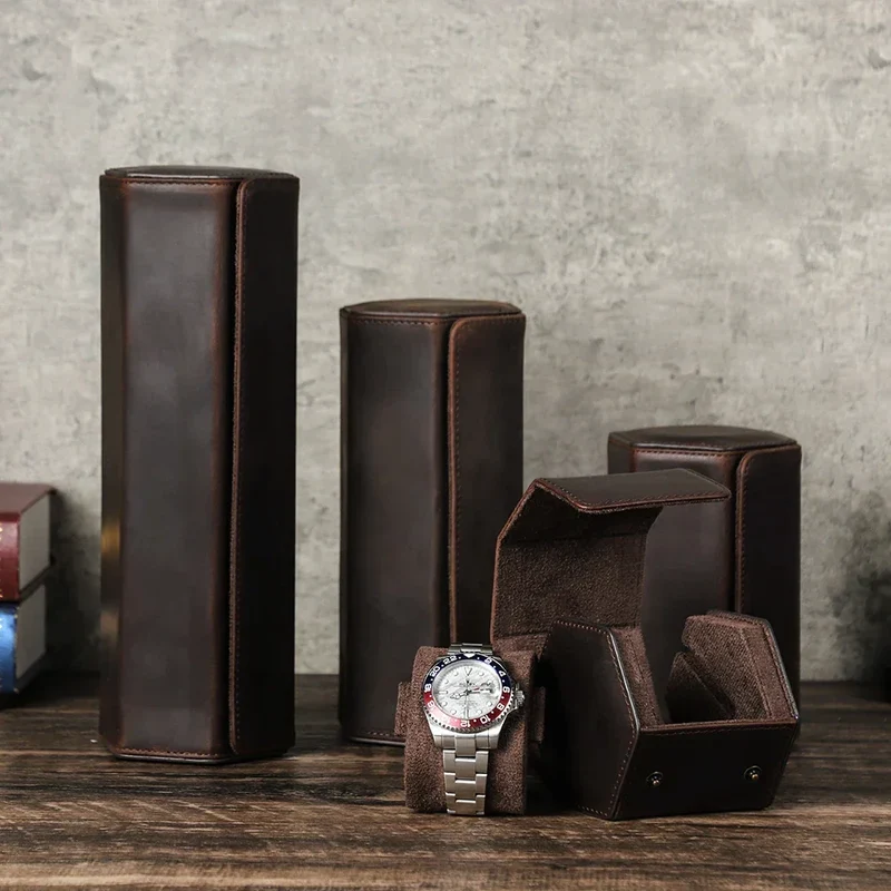 Coffret de Rangement pour Montre en Cuir