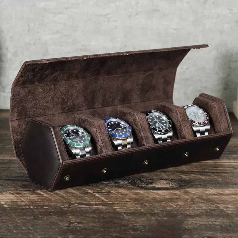 Coffret de Rangement pour Montre en Cuir