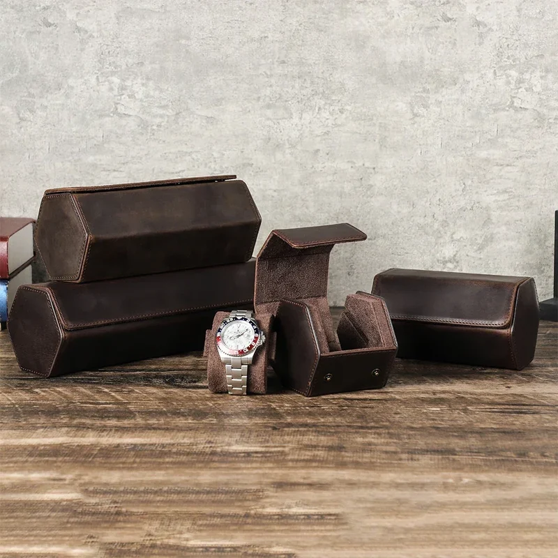 Coffret de Rangement pour Montre en Cuir