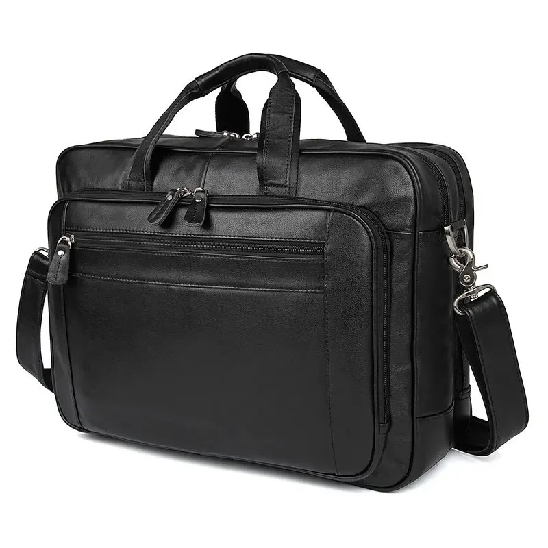 Sacoche Cuir Homme Grand Format 17 Pouces