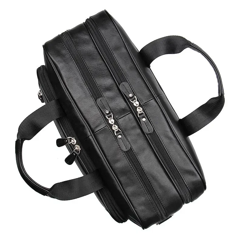 Sacoche Cuir Homme Grand Format 17 Pouces