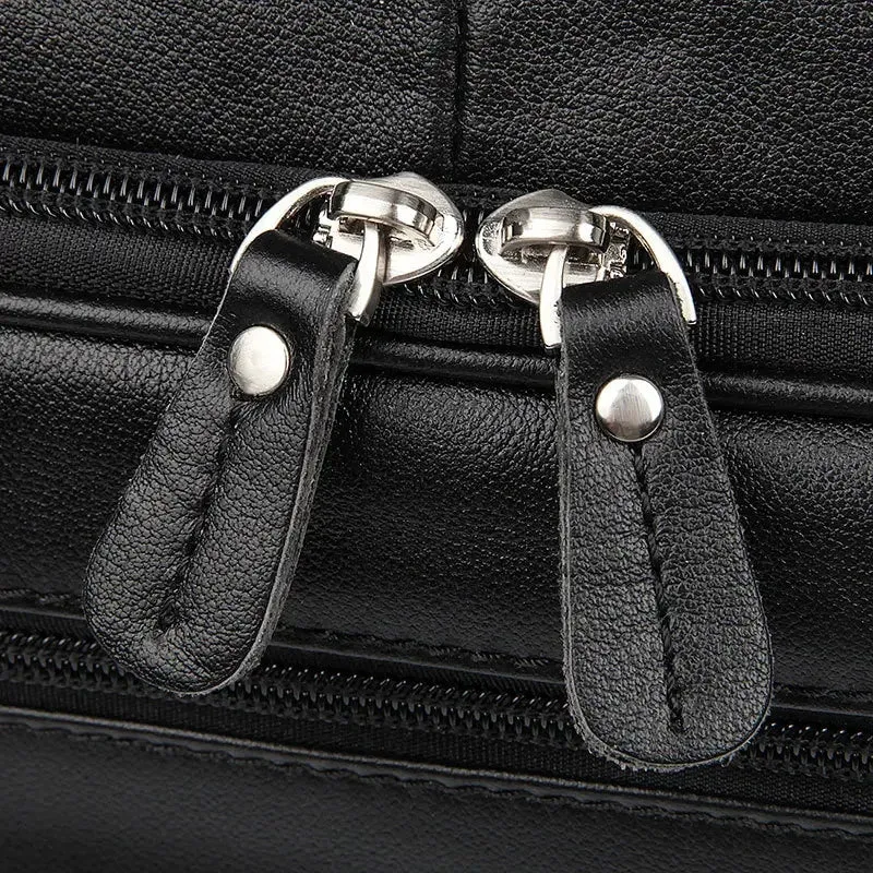Sacoche Cuir Homme Grand Format 17 Pouces