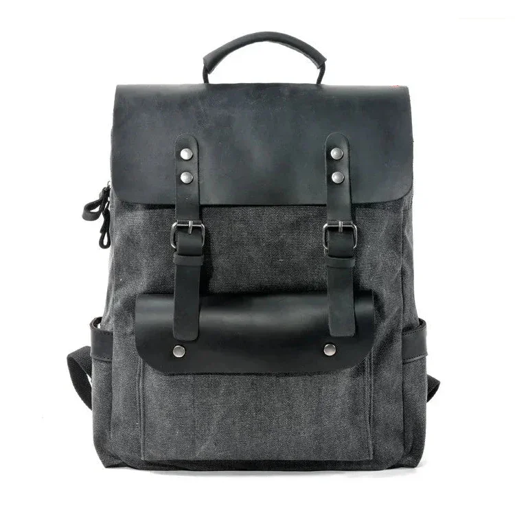 Sac à Dos Cuir et Toile