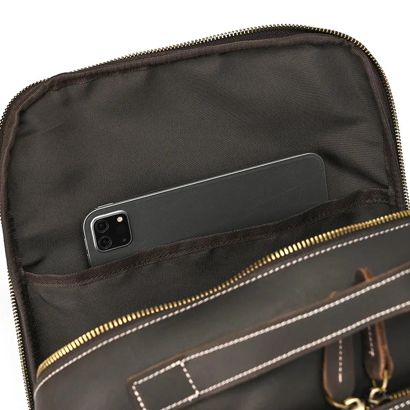 Sac à Dos en Cuir Ergonomique