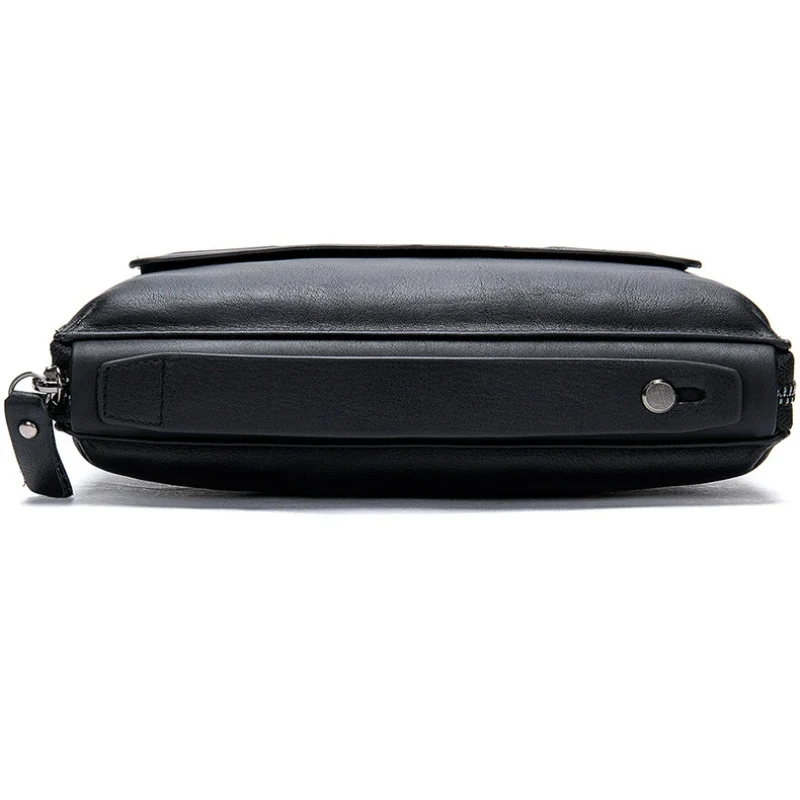 Pochette Cuir Homme - Double zip