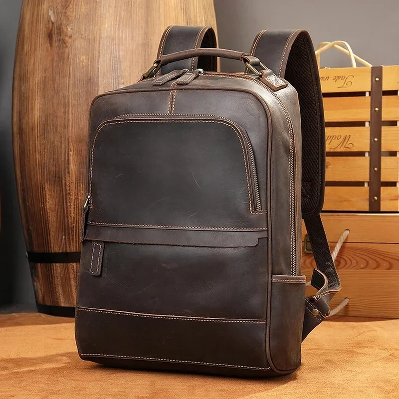 Sac à Dos Cuir Homme Ordinateur