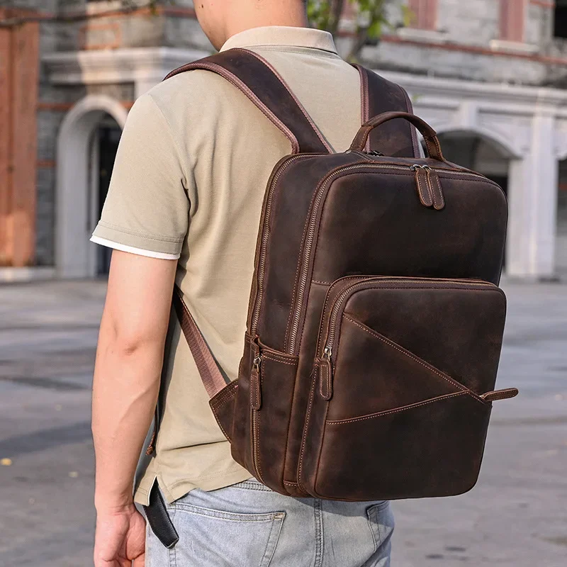 Sac à Dos Ordinateur Cuir Homme