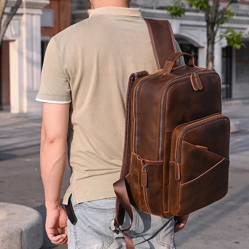 Sac à Dos Ordinateur Cuir Homme