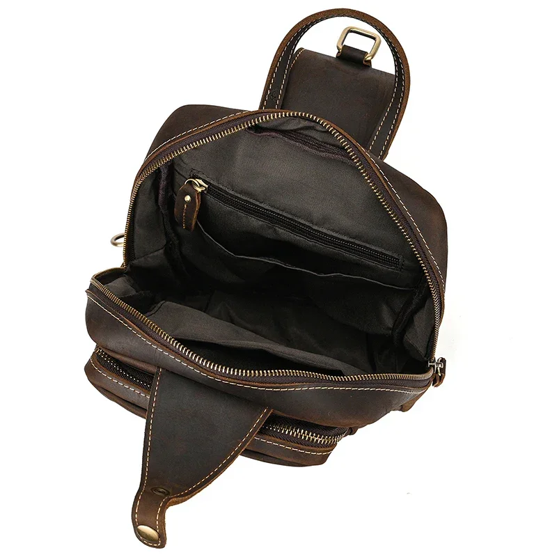 Sacoche de Poitrine en Cuir