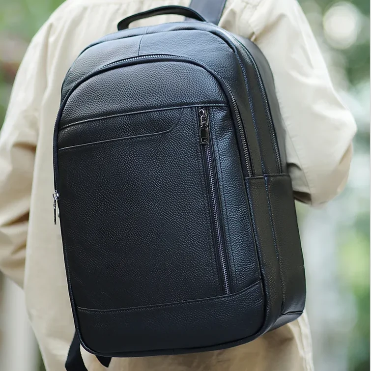 Sac à Dos Homme Cuir Noir