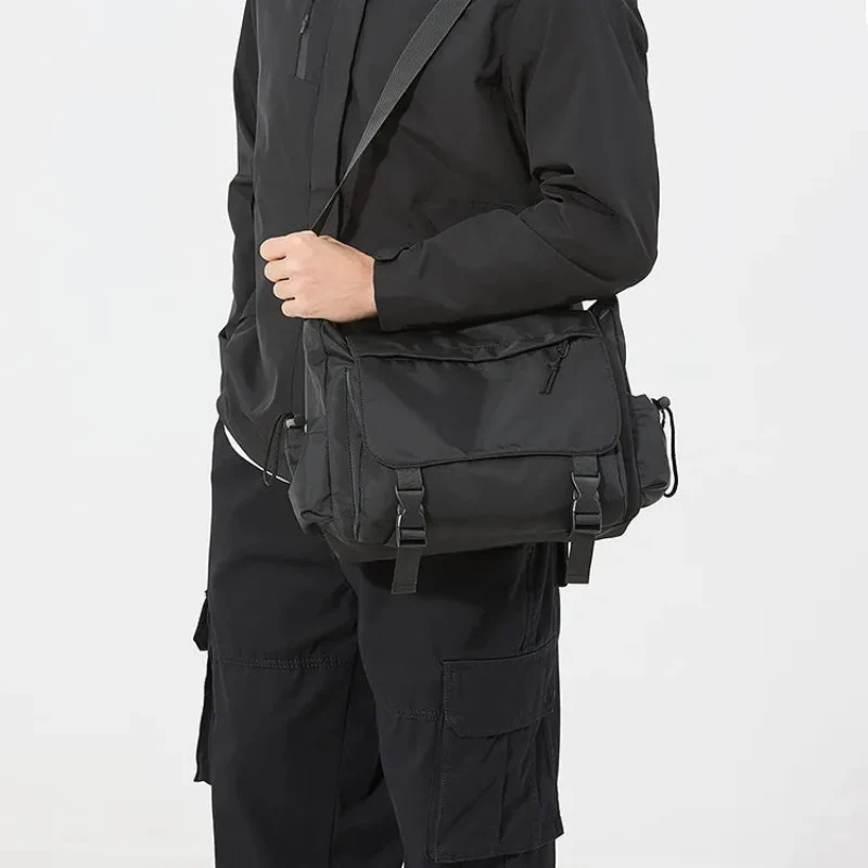 Sacoche Bandoulière Homme Noire Tactique
