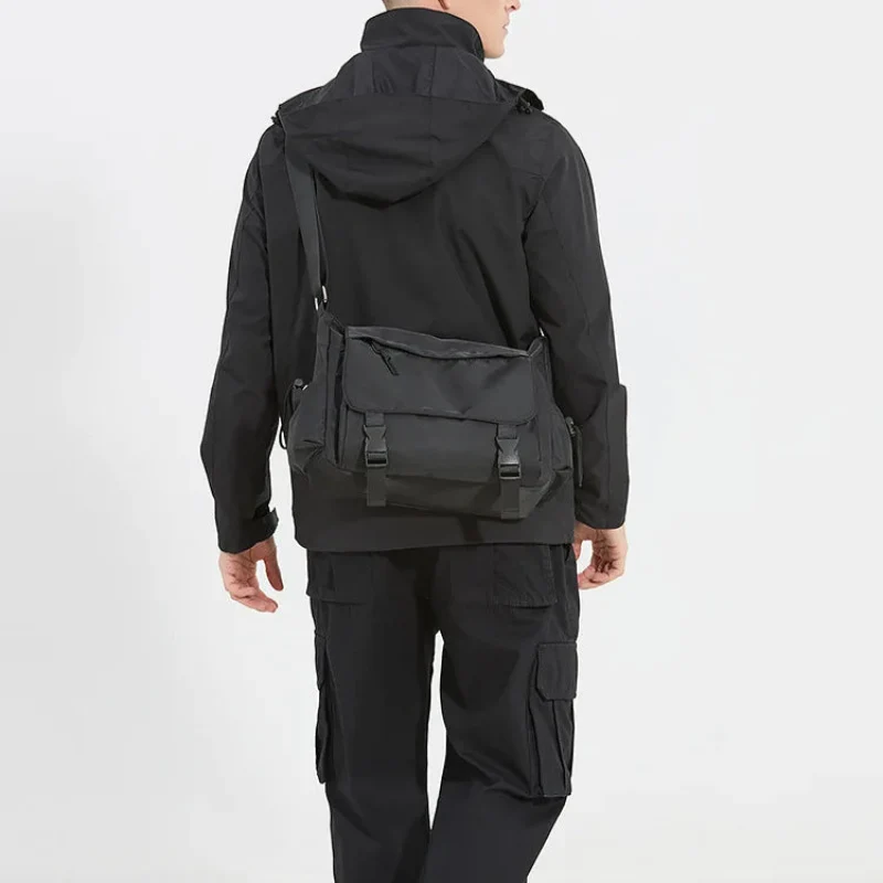Sacoche Bandoulière Homme Noire Tactique