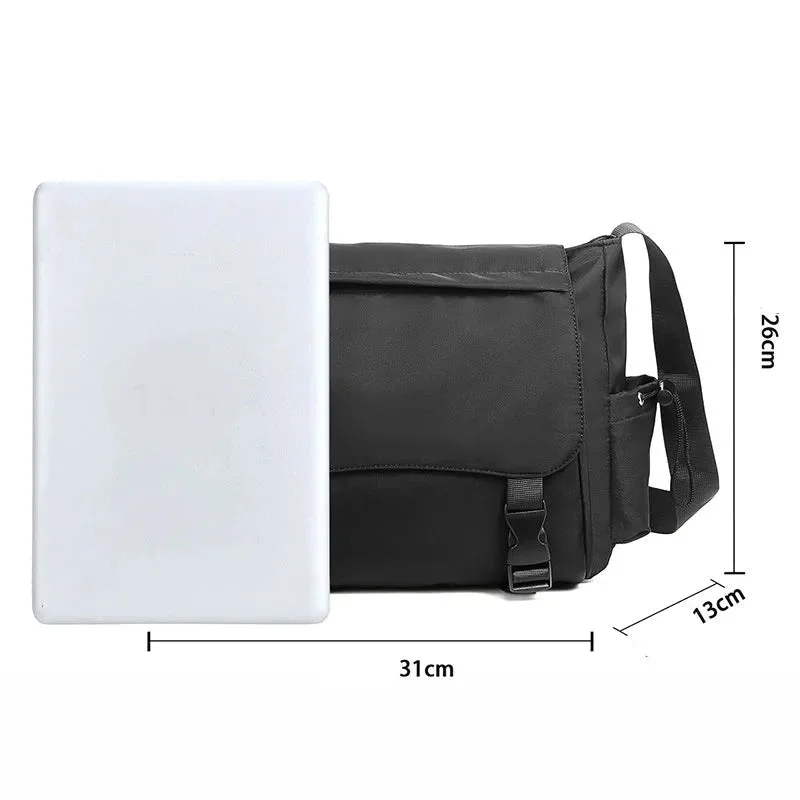 Sacoche Bandoulière Homme Noire Tactique