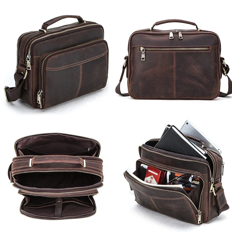 Sacoche Marron Homme