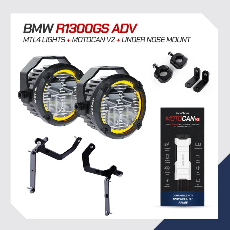 MTL4 Motorcycle Lights – The World’s Smartest Motorcycle Auxiliary Lighting System