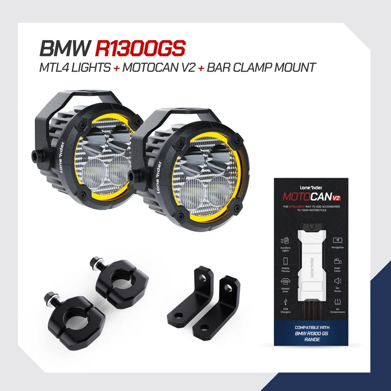 MTL4 Motorcycle Lights – The World’s Smartest Motorcycle Auxiliary Lighting System