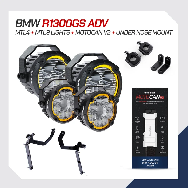 MTL4 Motorcycle Lights – The World’s Smartest Motorcycle Auxiliary Lighting System