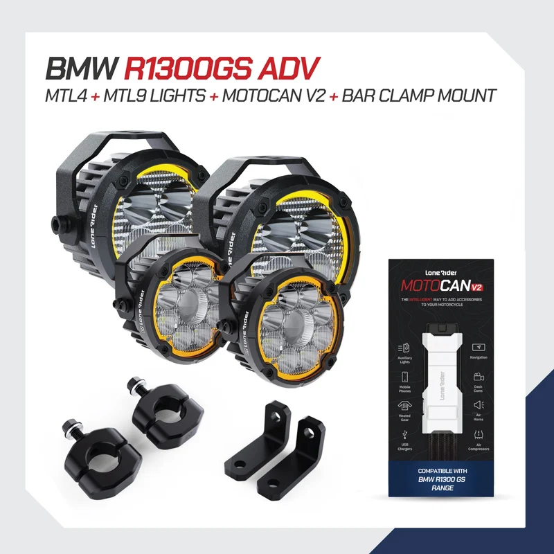 MTL4 Motorcycle Lights – The World’s Smartest Motorcycle Auxiliary Lighting System