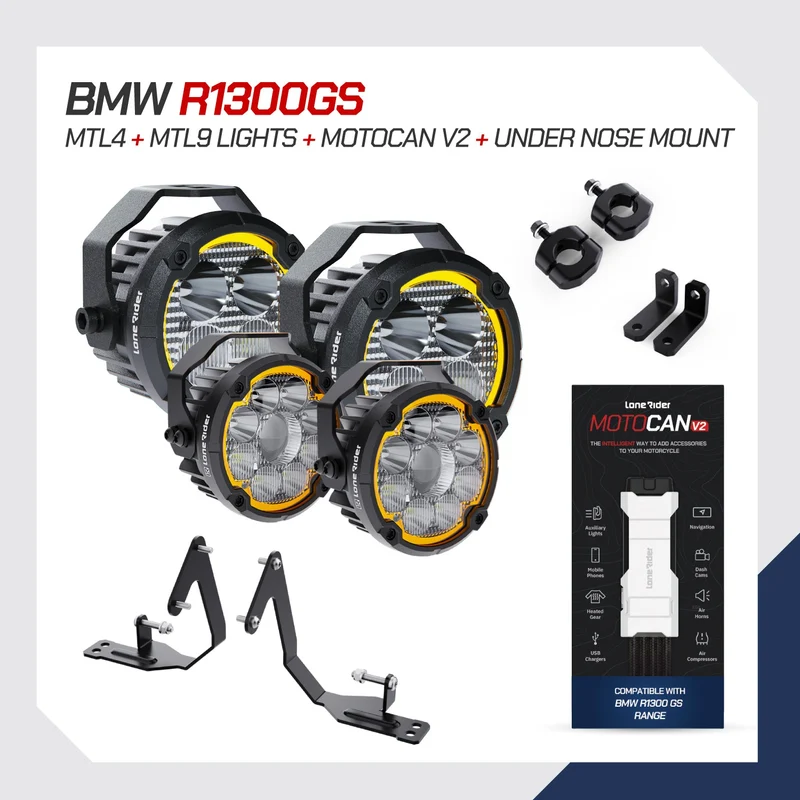 MTL4 Motorcycle Lights – The World’s Smartest Motorcycle Auxiliary Lighting System
