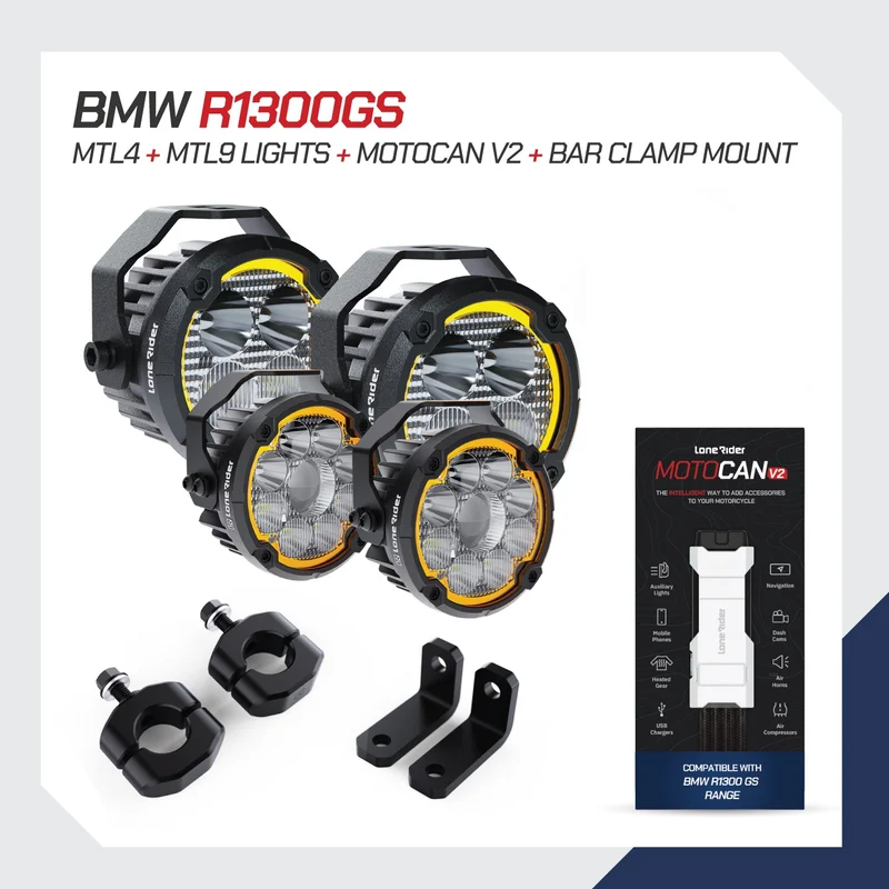 MTL4 Motorcycle Lights – The World’s Smartest Motorcycle Auxiliary Lighting System