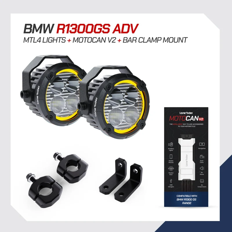 MTL4 Motorcycle Lights – The World’s Smartest Motorcycle Auxiliary Lighting System