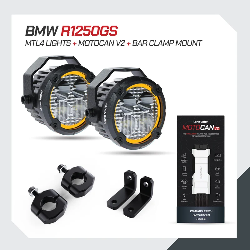 MTL4 Motorcycle Lights – The World’s Smartest Motorcycle Auxiliary Lighting System