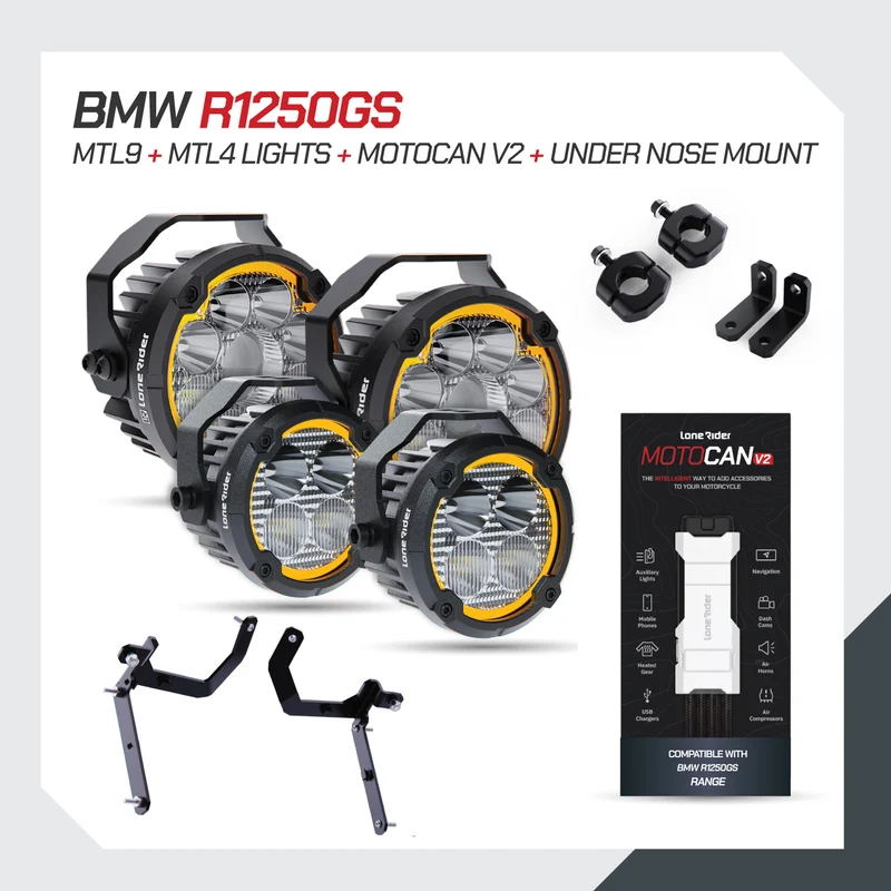 MTL4 Motorcycle Lights – The World’s Smartest Motorcycle Auxiliary Lighting System