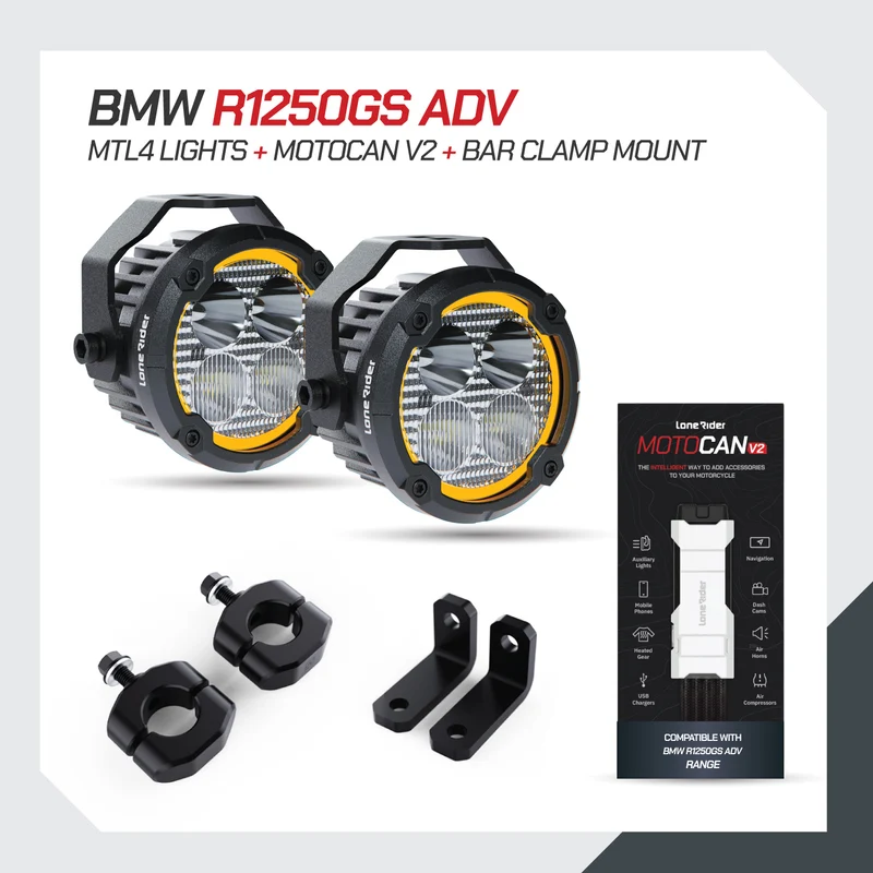 MTL4 Motorcycle Lights – The World’s Smartest Motorcycle Auxiliary Lighting System