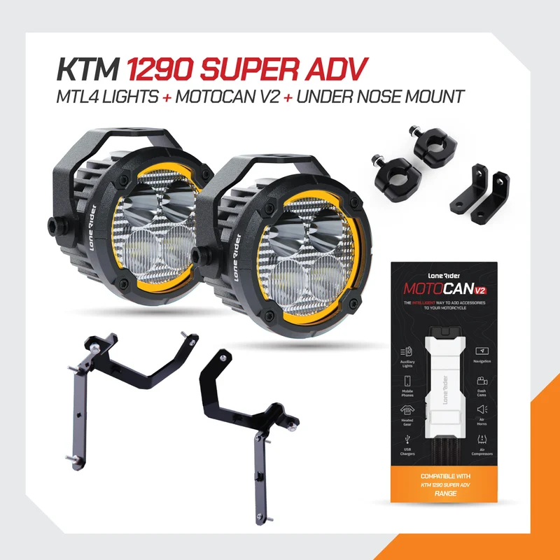 MTL4 Motorcycle Lights – The World’s Smartest Motorcycle Auxiliary Lighting System