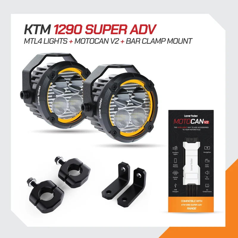 MTL4 Motorcycle Lights – The World’s Smartest Motorcycle Auxiliary Lighting System