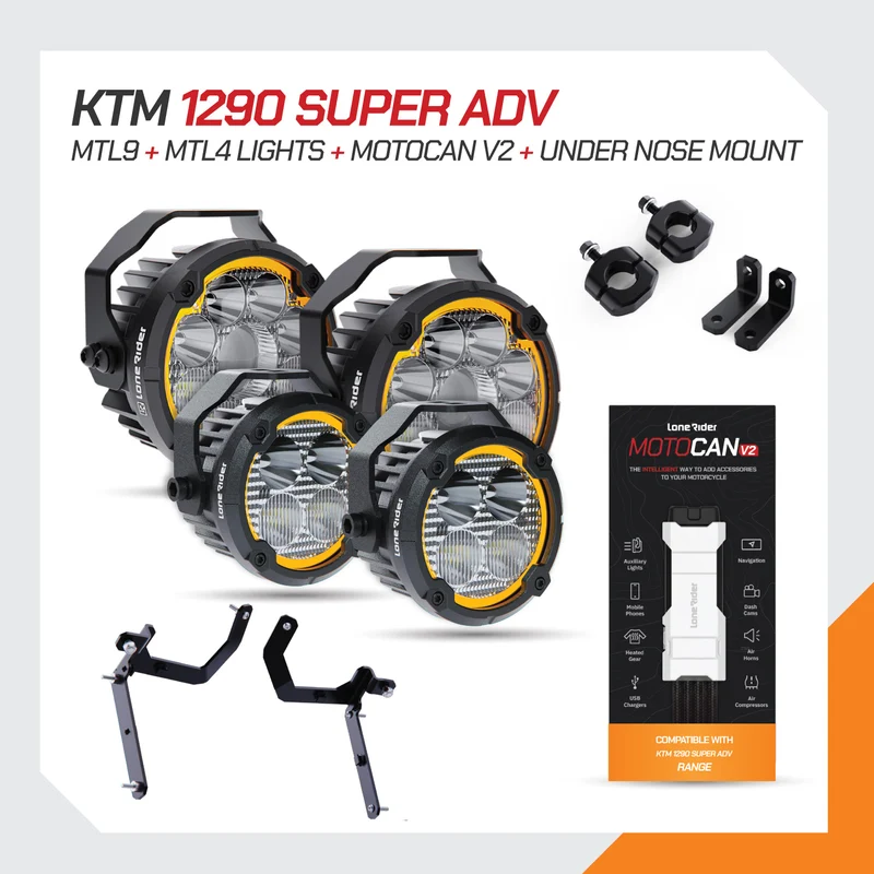 MTL4 Motorcycle Lights – The World’s Smartest Motorcycle Auxiliary Lighting System
