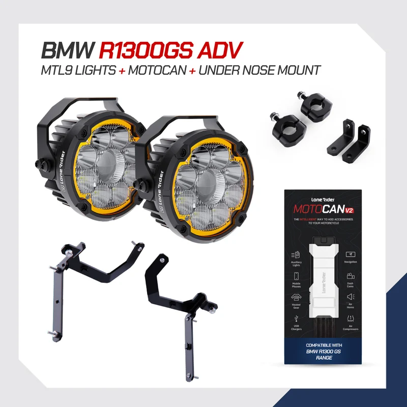 MTL9 Motorcycle Lights – The World’s Smartest Motorcycle Auxiliary Lighting System