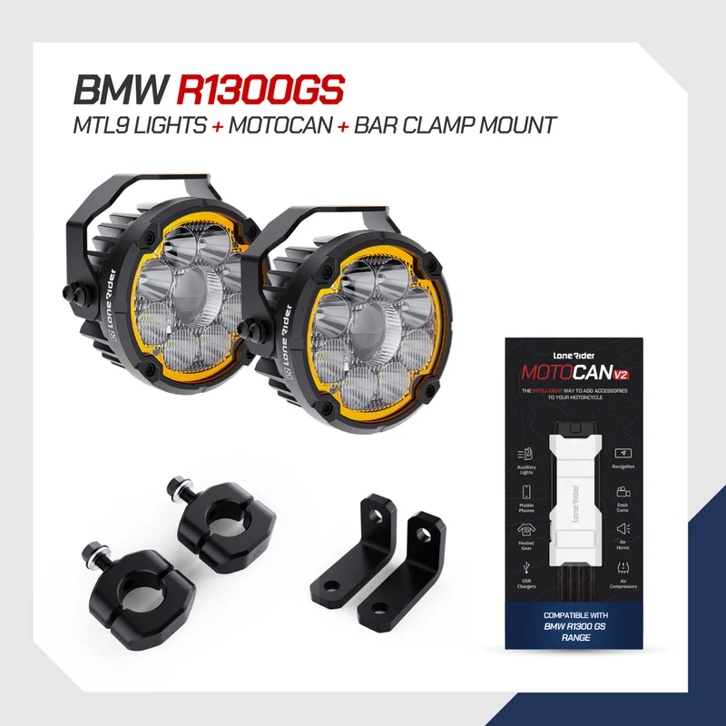 MTL9 Motorcycle Lights – The World’s Smartest Motorcycle Auxiliary Lighting System