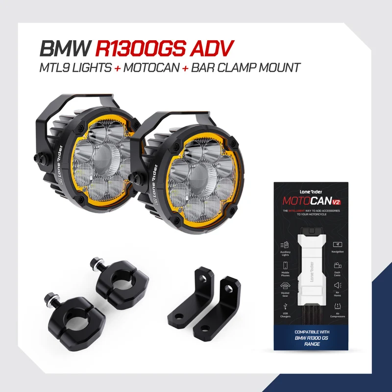 MTL9 Motorcycle Lights – The World’s Smartest Motorcycle Auxiliary Lighting System