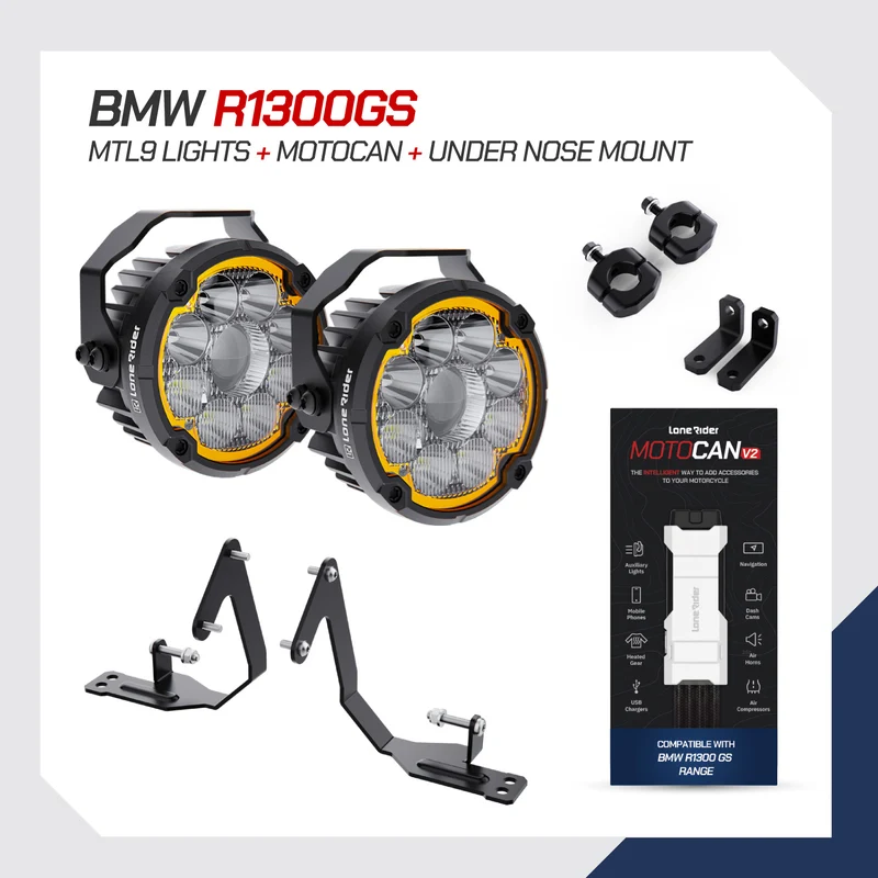 MTL9 Motorcycle Lights – The World’s Smartest Motorcycle Auxiliary Lighting System