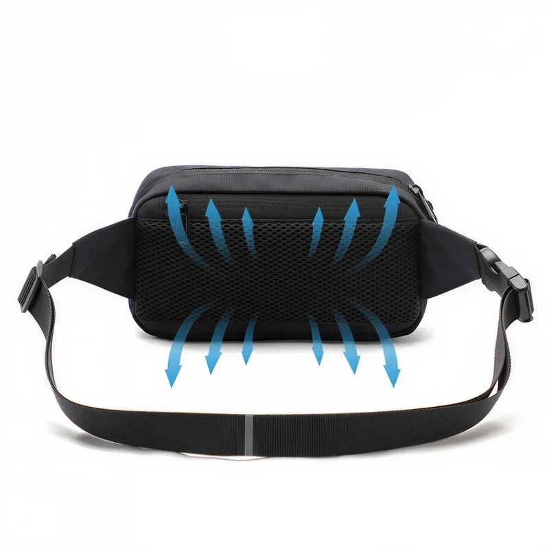 Sac banane noir - Black Edition Tinyat