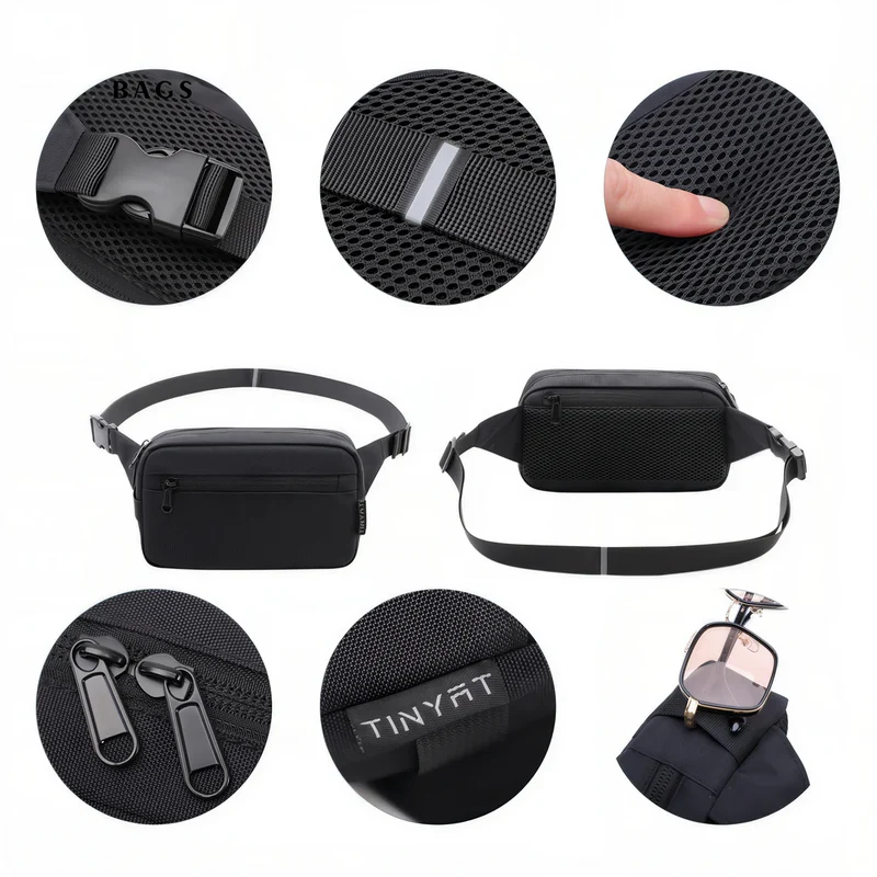 Sac banane noir - Black Edition Tinyat