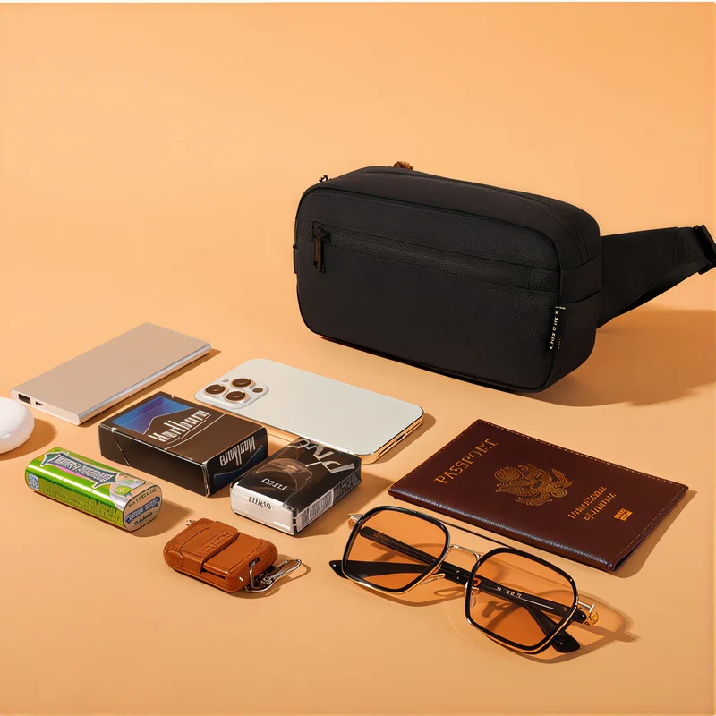 Sac banane noir - Black Edition Tinyat