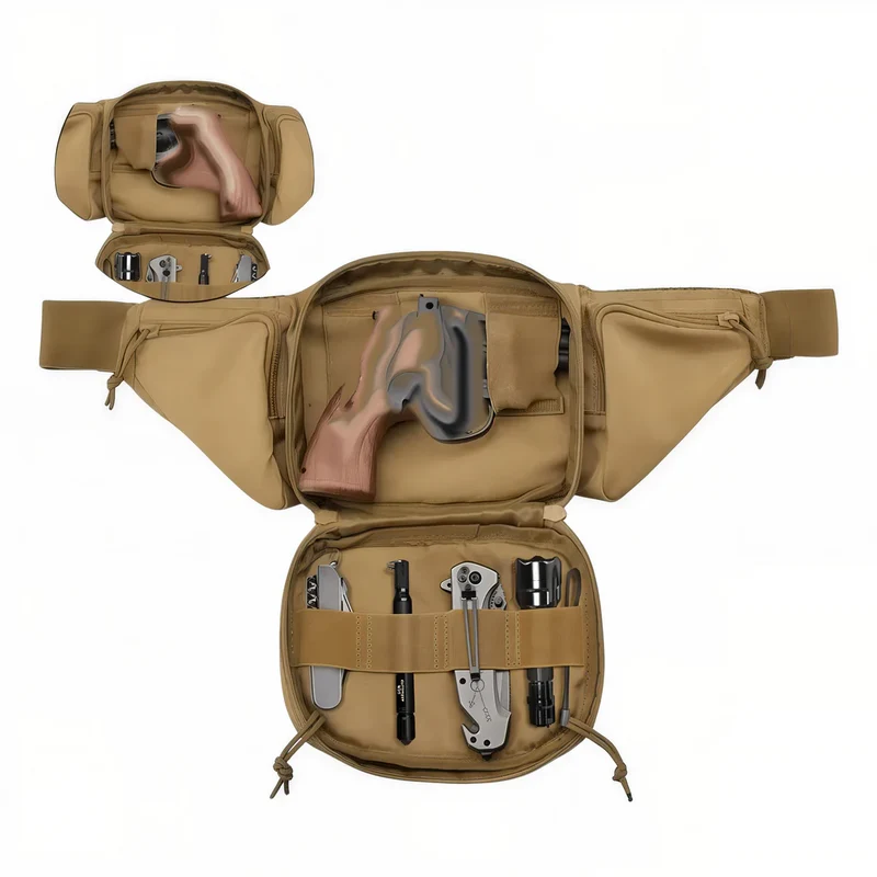 Grand sac banane bandoulière - Tactical